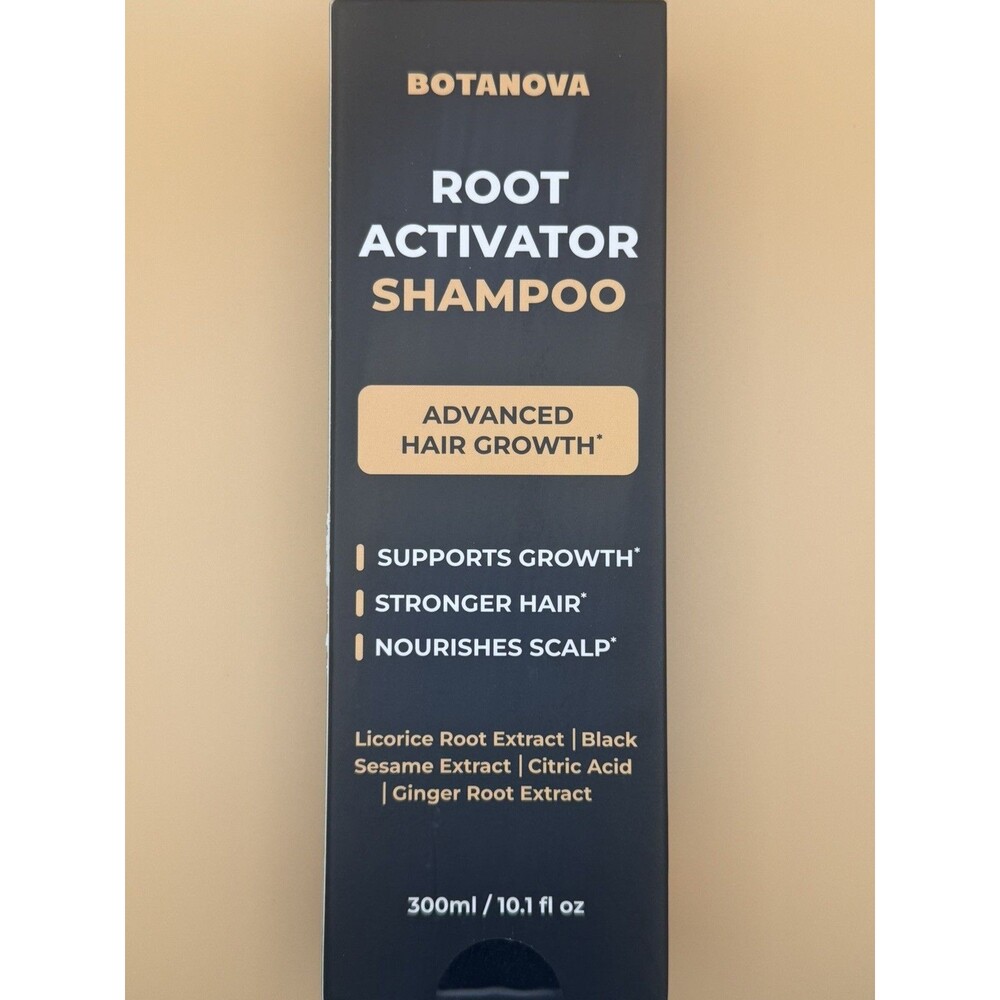 BOTANOVA Root Activator Shampoo - Advanced Hair Growth Formula - 10.1 fl oz